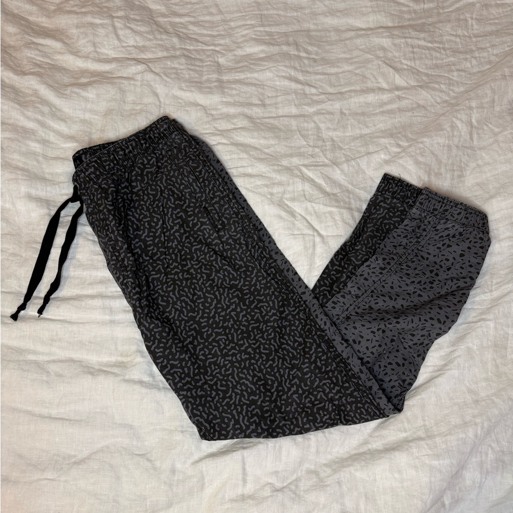 Afends Gray And Black Graphic Joggers - image 3